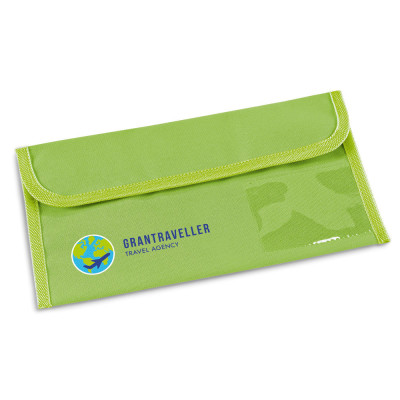 AIRLINE. Bolsa porta-documentos de viagem em 600D